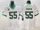 Men's Philadelphia Eagles #55 Brandon Graham White 2023 F.U.S.E. Vapor Untouchable With C Patch Stitched Football Jersey,baseball caps,new era cap wholesale,wholesale hats